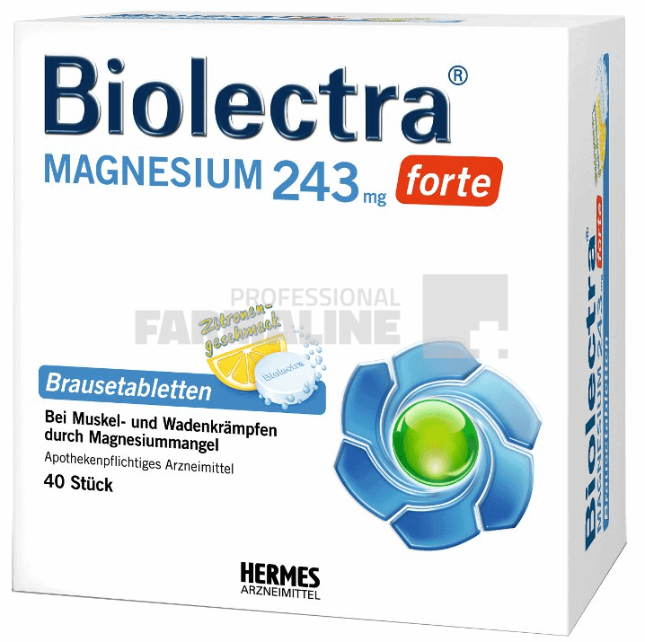 Biolectra Magnesium Forte Lemon 243 mg 20 tablete