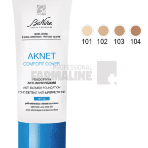 Bionike Aknet Comfort Cover SPF30+ Fond de ten 104 Biscuit 30 ml