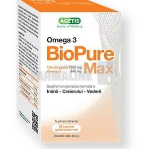 Biopure Max Omega 3 30 capsule