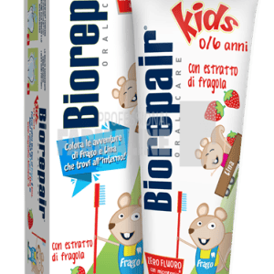 Biorepair Kids Pasta de dinti aroma de capsuni 0-6 ani 50 ml