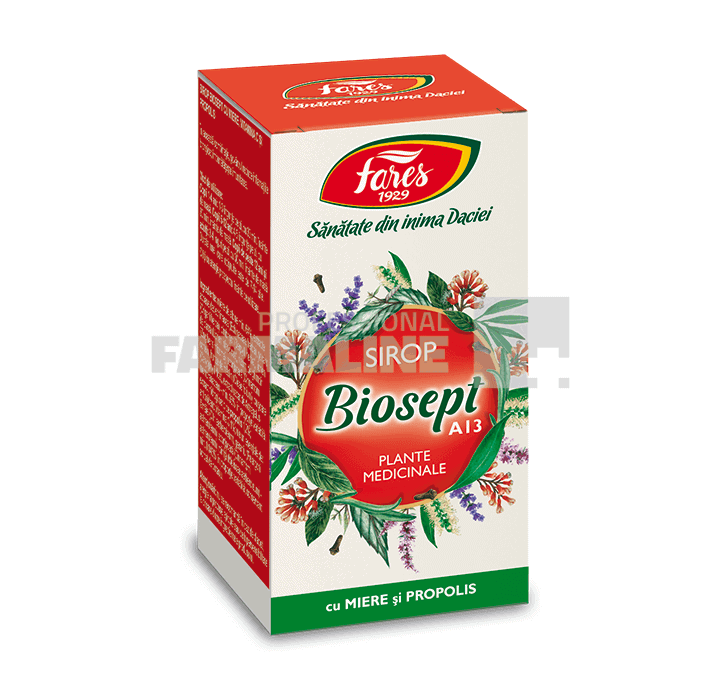 Biosept A13 Sirop cu Miere, Vitamina C Si Propolis 100ml 1 Biosept A13 Sirop cu Miere