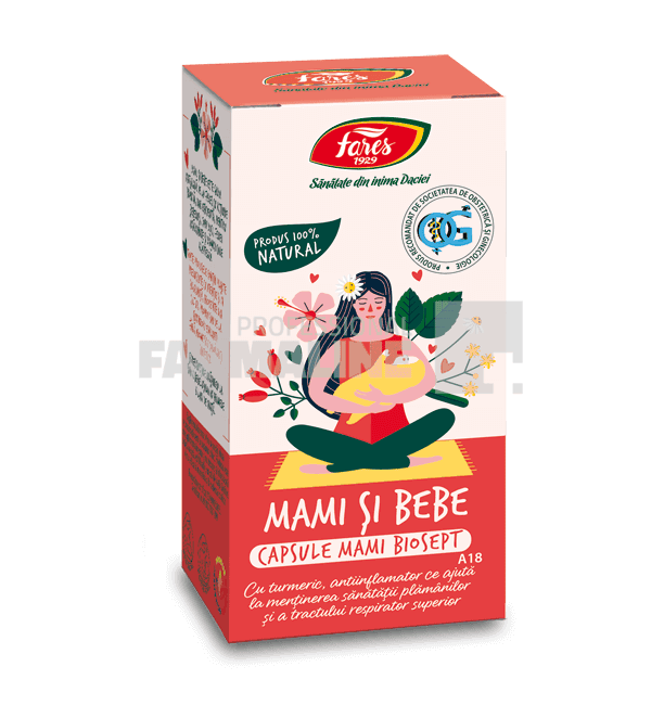 Biosept A18 Mami Si Bebe 30 capsule 1 Biosept A18 Mami Si Bebe 30 capsule
