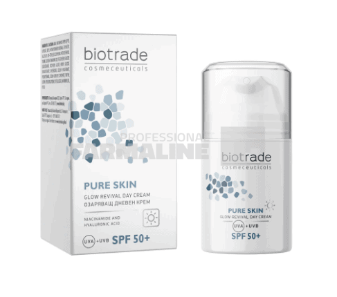 Biotrade Pure Skin Crema de zi cu efect iluminator SPF50+ 50 ml 1 Biotrade Pure Skin Crema de zi cu efect iluminator SPF50+ 50 ml