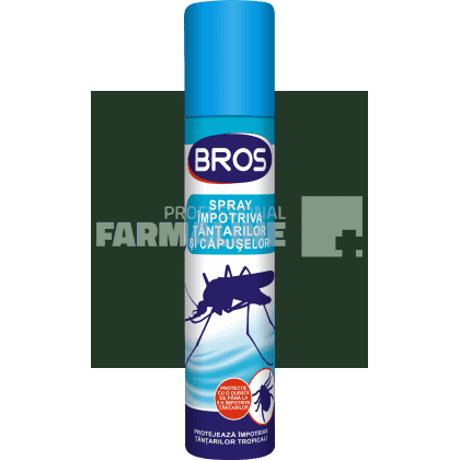 Bros Lotiune impotriva tantarilor si capuselor pentru copii spray 50ml