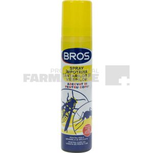 Bros Spray impotriva tantarilor si viespilor adecvat pentru copii 90 ml