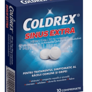COLDREX SINUS EXTRA 500 mg/3 mg/50 mg X 10 COMPR. 500mg/3mg/50mg SANOSAN S.R.L.
