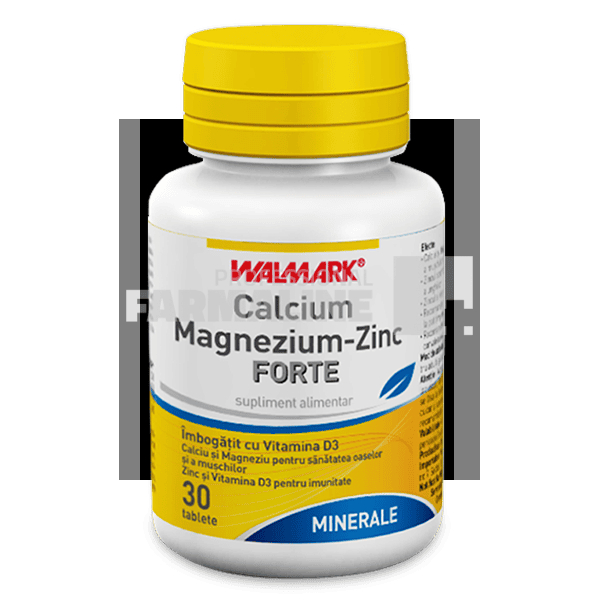Calciu Magneziu si Zinc Forte 30 tablete