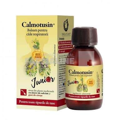 Calmotusin Junior sirop cu gust de cirese 100 ml
