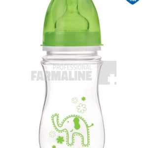 Canpol 35/206 Biberon anti-colici gat larg 3-6+ luni 240 ml