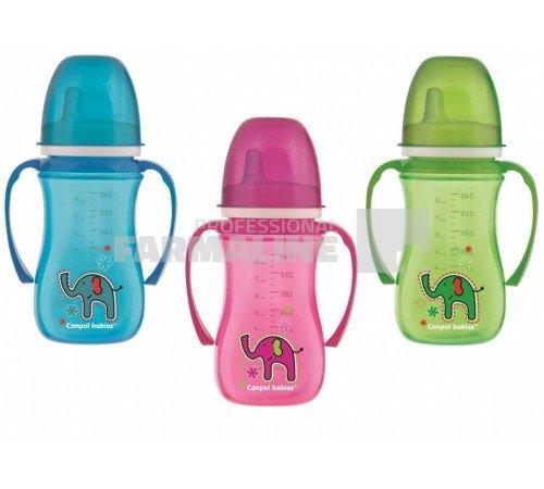Canpol 35/208 Cana de invatare cu sistem anti-varsare "Animals" 6+ luni 240 ml 1 Canpol 35/208 Cana de invatare cu sistem anti-varsare "Animals" 6+ luni 240 ml