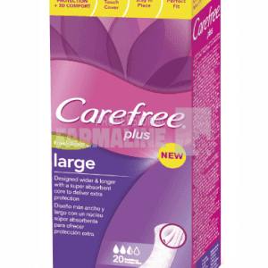 Carefree Panty Plus large fresh 20 bucati