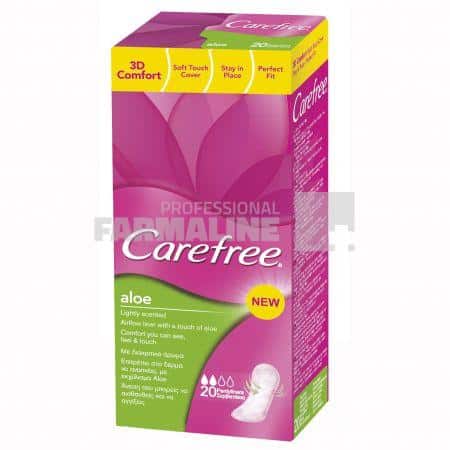 Carefree Pantyliners Panty Aloe Absorbante zilnice 20 bucati