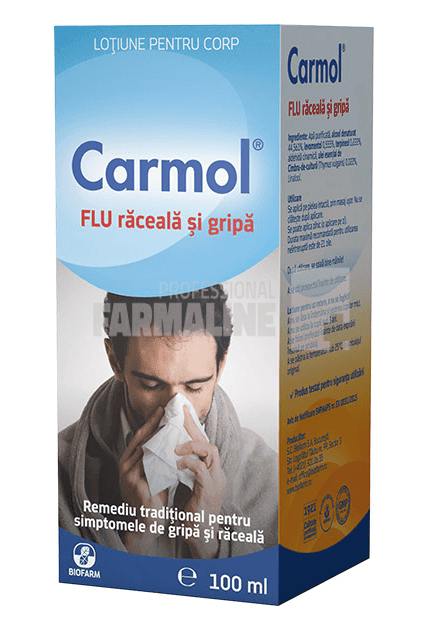 Carmol Flu Lotiune 100 ml 1 Carmol Flu Lotiune 100 ml