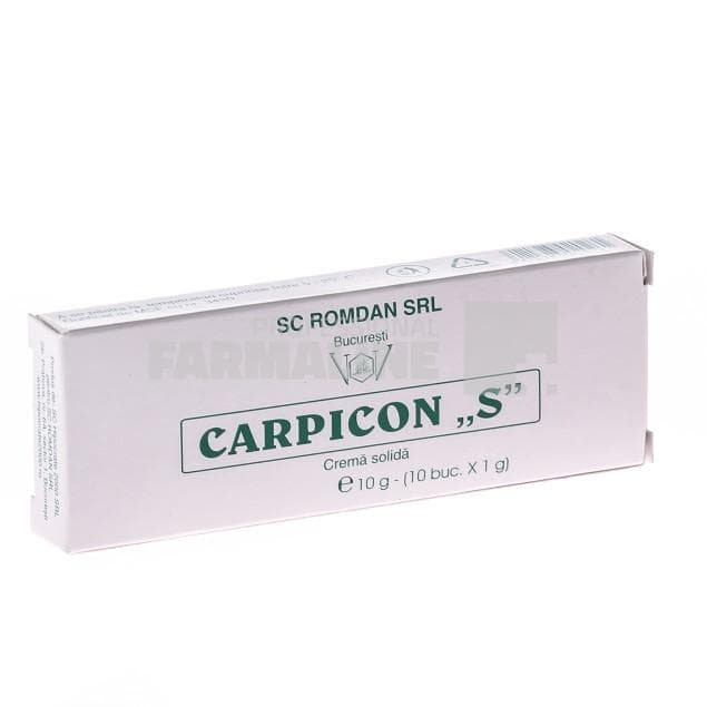 Carpicon "S" Crema solida 10 bucati