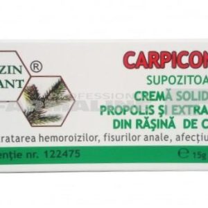 Carpicon "S" Crema solida cu Propolis si Extract uleios de Rasina de conifere 10 bucati x 1.5 g