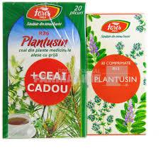 Ceai Plantusin antibronsitic 20 plicuri + Plantusin pentru gat 15 comprimate Cadou