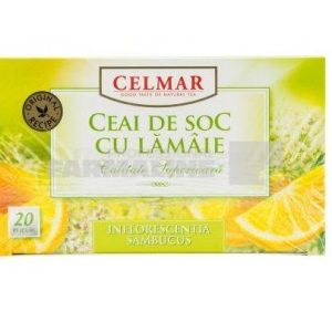 Celmar Ceai soc cu lamaie 20 plicuri
