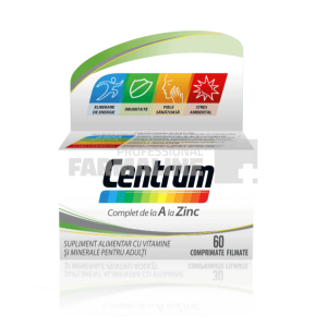 Centrum de la A la Zinc 60 comprimate