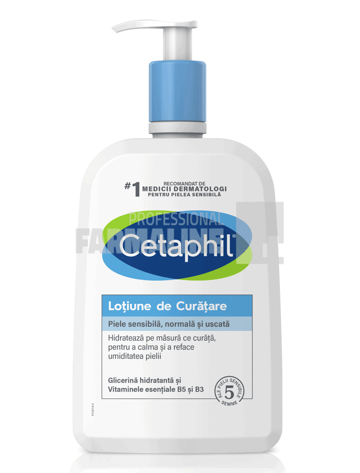 Cetaphil Lotiune de curatare pentru piele sensibila - uscata 460 ml 1 Cetaphil Lotiune de curatare pentru piele sensibila - uscata 460 ml