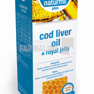 Cod Liver Oil Plus With Royal Jelly Solutie Orala 500 ml
