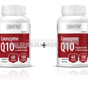 Coenzima Q10 100 mg 60 capsule 1 + 1 50 % din al II-lea