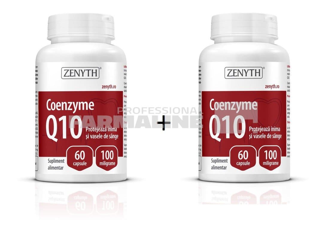 Coenzima Q10 100 mg 60 capsule 1 + 1 50 % din al II-lea 1 Coenzima Q10 100 mg 60 capsule 1 + 1 50 % din al II-lea