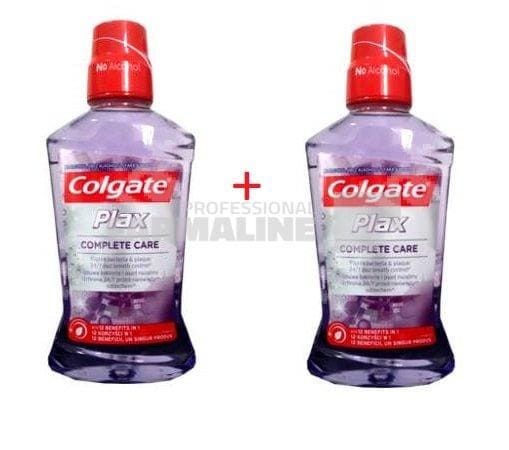 Colgate Apa de gura Plax Complete Care 500 ml 1 + 1 Oferta 1 Colgate Apa de gura Plax Complete Care 500 ml 1 + 1 Oferta