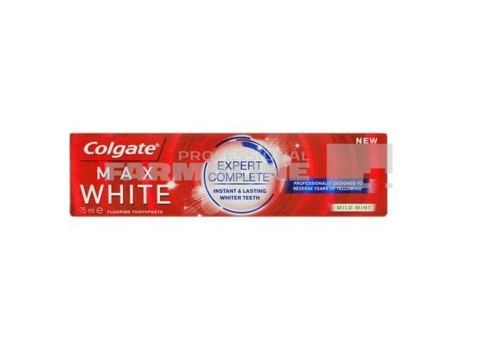 Colgate Max White Expert Complete Mild Mint pasta de dinti 75 m 1 Colgate Max White Expert Complete Mild Mint pasta de dinti 75 m