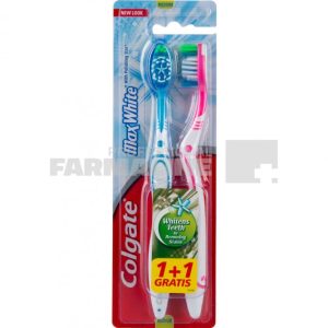 Colgate Pachet Max White Polishing Periuta de dinti 1+1 Gratis