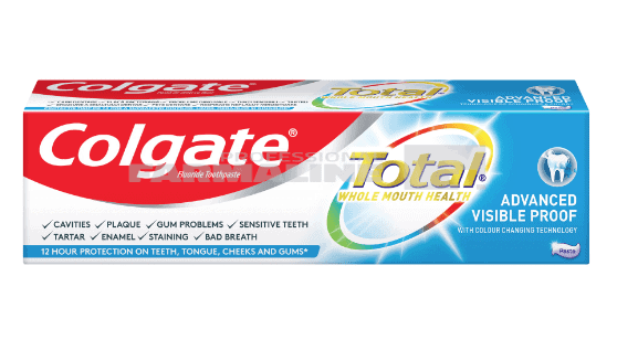 Colgate Pasta de dinti Total Advanced Visibile Proof 75 ml 1 Colgate Pasta de dinti Total Advanced Visibile Proof 75 ml