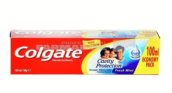 Colgate Pasta dinti Cavity Protection Fresh Mint 100 ml 1 Colgate Pasta dinti Cavity Protection Fresh Mint 100 ml