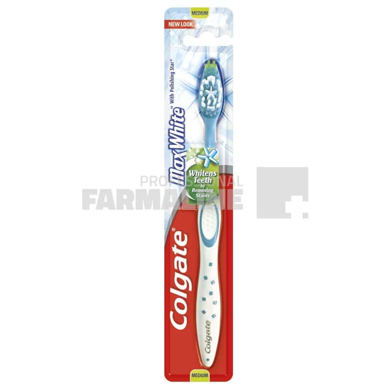 Colgate Periuta de dinti Max White medium