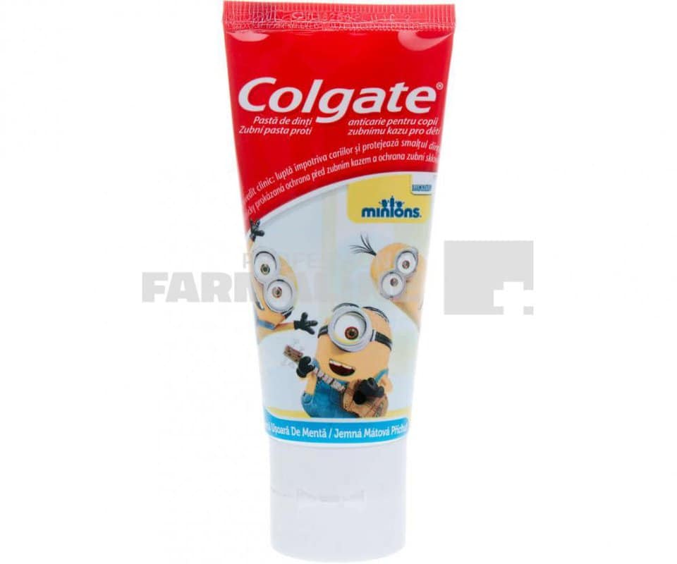 Colgate Smiles Minions Pasta de dinti 6+ ani 50 ml 1 Colgate Smiles Minions Pasta de dinti 6+ ani 50 ml