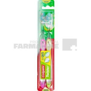 Colgate Twister Periuta de dinti Medium 1 + 1 Gratis