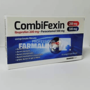 Combifexin 500 mg/200 mg 10 comprimate filmate