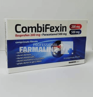 Combifexin 500 mg/200 mg 10 comprimate filmate 1 Combifexin 500 mg/200 mg 10 comprimate filmate