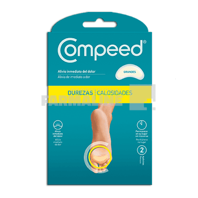 Compeed Durezas Plasturi pentru bataturi superficiale mari 2 bucati