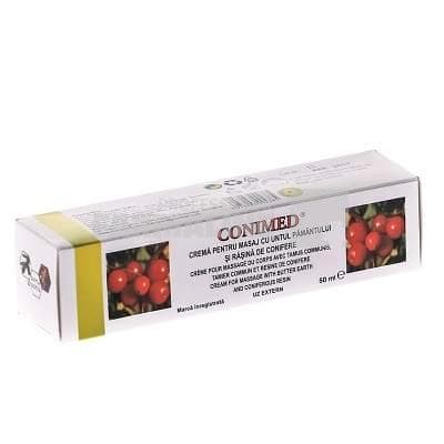 Conimed Crema masaj cu untul pamantului si rasina de conifere 50 ml