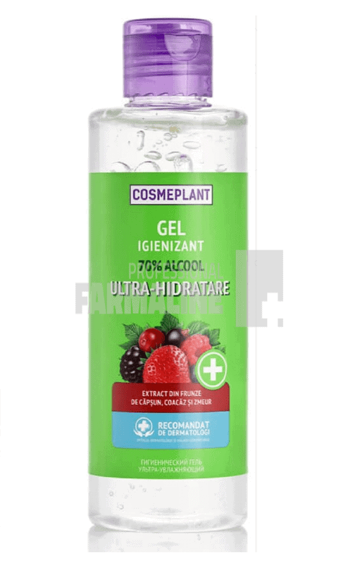 Cosmeplant Gel igenizant 70% alcool ultra-hidratare 200 ml 1 Cosmeplant Gel igenizant 70% alcool ultra-hidratare 200 ml