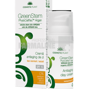 Cosmetic Plant GreenStem Crema antiaging de zi matifianta ten normal mixt SPF15 50 ml