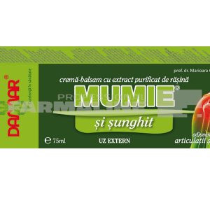 Crema-Balsam cu Extract purificat de rasina Mumie si Sunghit 75 ml