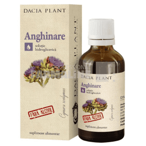 Dacia Plant Extract natural de anghinare fara alcool - solutie hidroglicerica 50 ml