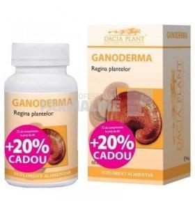 Dacia Plant Ganoderma 60 + 12 comprimate