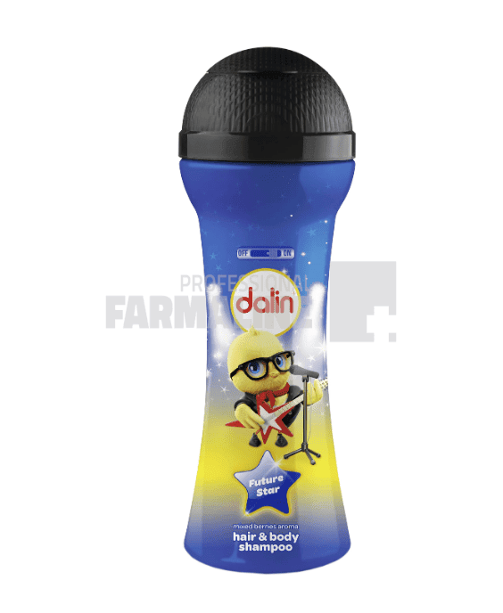 Dalin Future Star Kids Sampon par - corp cu fructe de padure 300 ml 1 Dalin Future Star Kids Sampon par - corp cu fructe de padure 300 ml