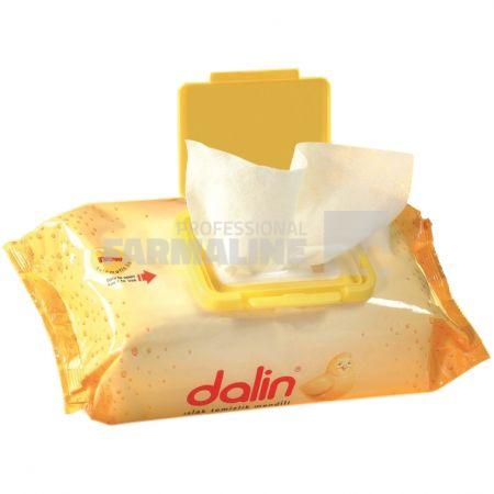 Dalin Servetele umede cu capac 64 bucati