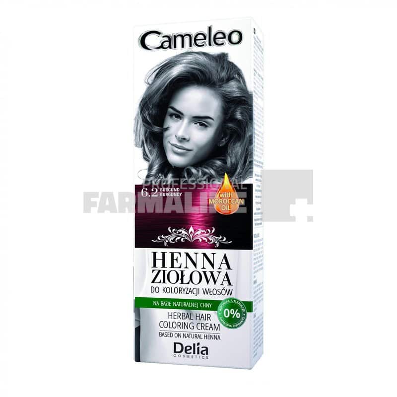 Delia Cameleo Vopsea crema par 6.2 burgundy 75 g