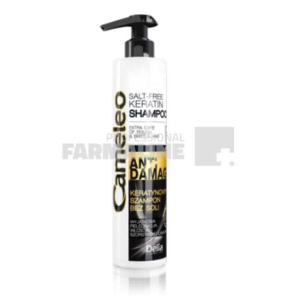 Delia Cameleo Anti-Damage Șampon cu Keratină 250 ml - Îngrijire Premium 1 Delia Cameleo anti-damage sampon cu keratina 250 ml