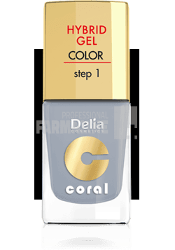 Delia Coral Hybrid Gel Color step 1 Lac unghii 08