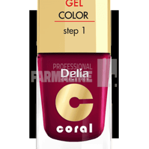 Delia Coral Hybrid Gel Color step 1 Lac unghii 12