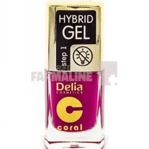 Delia Coral Hybrid Gel Color step 1 Lac unghii 21